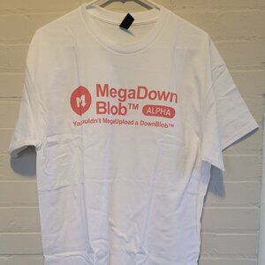 MSCHF MegaDownBlob Alpha T-Shirt Large Drop #119 UpBlob MegaUpload Parody Rare